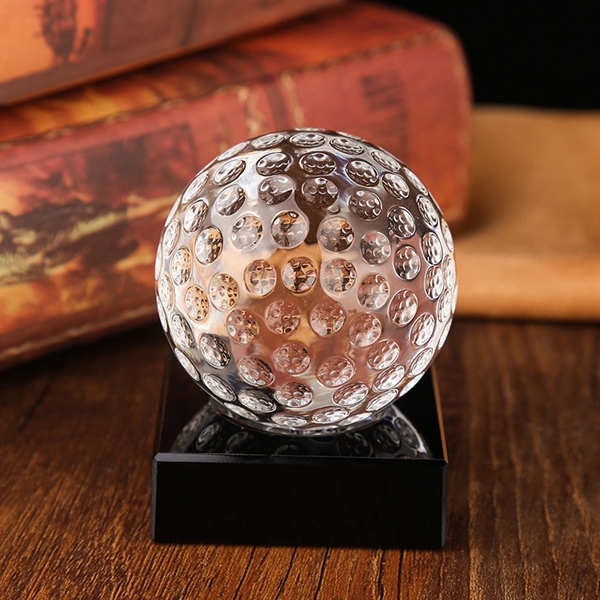 Crystal Golf Ball Decorative Ball Ornament