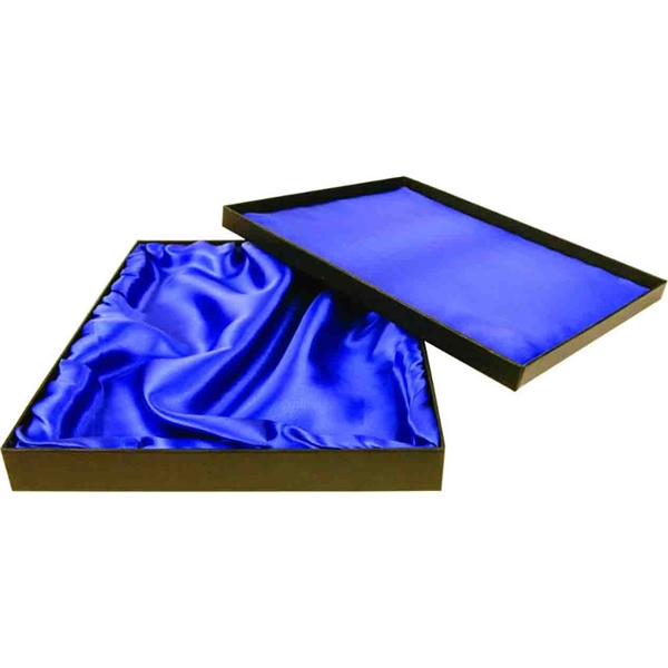  Black Regal Plaque Presentation Box with Satin Lining