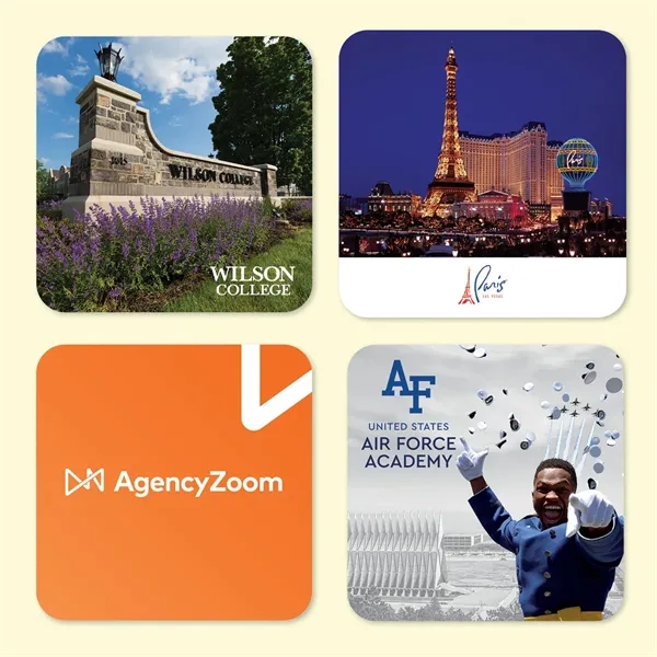 Vynex® Heavy Duty 3.6" x 3.6" x 1/16" Drink Coaster