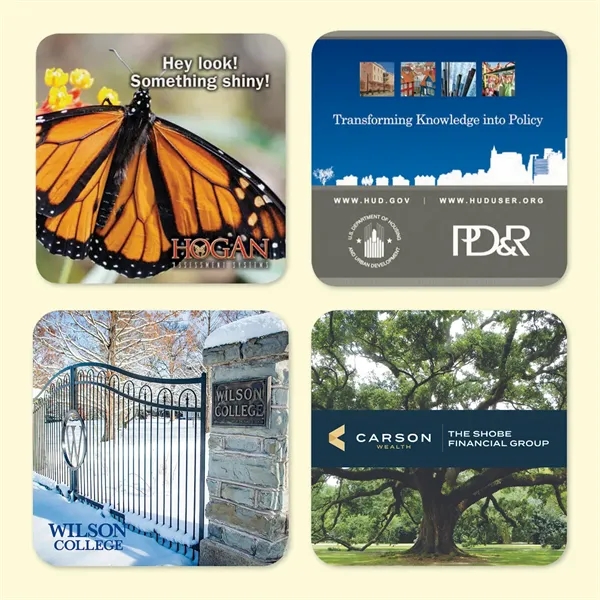 Vynex® Heavy Duty 3.6" x 3.6" x 1/8" Drink Coaster