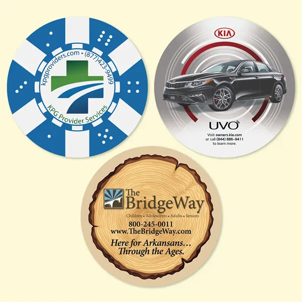Vynex® DuraTec® 4" Round x 1/16" Hard Surface Drink Coaster