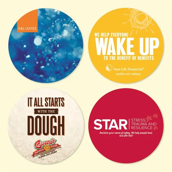 Vynex® DuraTec® 3.6" Round x 1/8" Hard Surface Drink Coaster