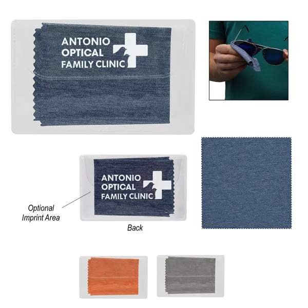 Heathered Cleaning Cloth In Case