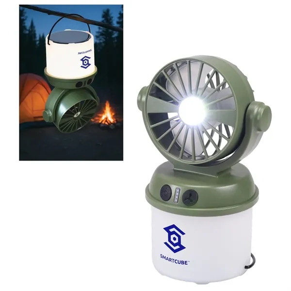 Rechargeable 3W COB Lantern with Fan