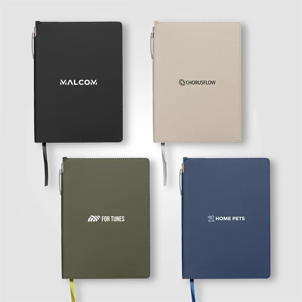 Malmo Recycled Plastic Extended journal Pen Set A5
