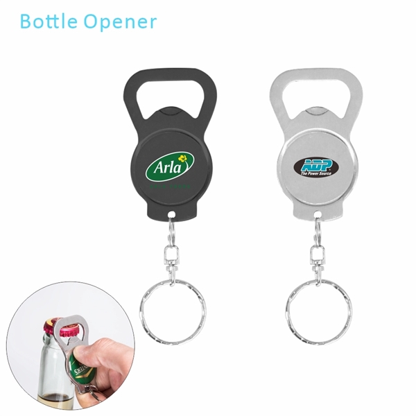 Bottle Cap Opener Keychain Keyring