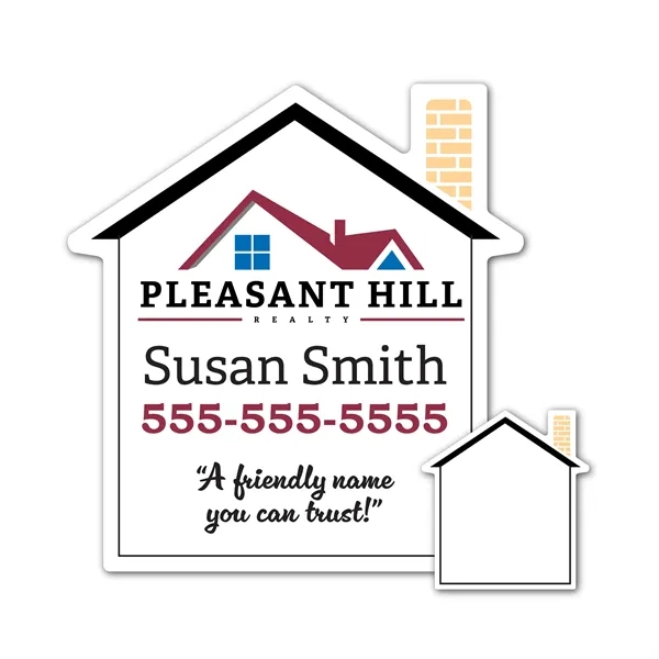 House 3.625" x 3.875 - Mini Magnet