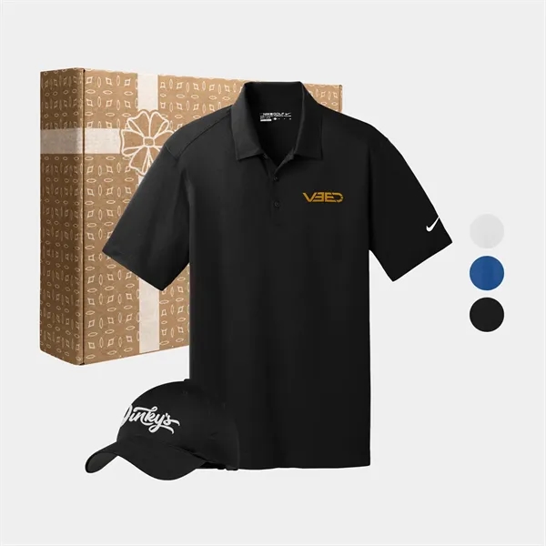 Nike® Dri-FIT Polo & Cap Gift Box Set