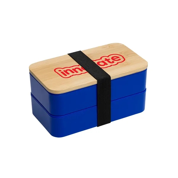 Bamboo Stackable Bento Box.