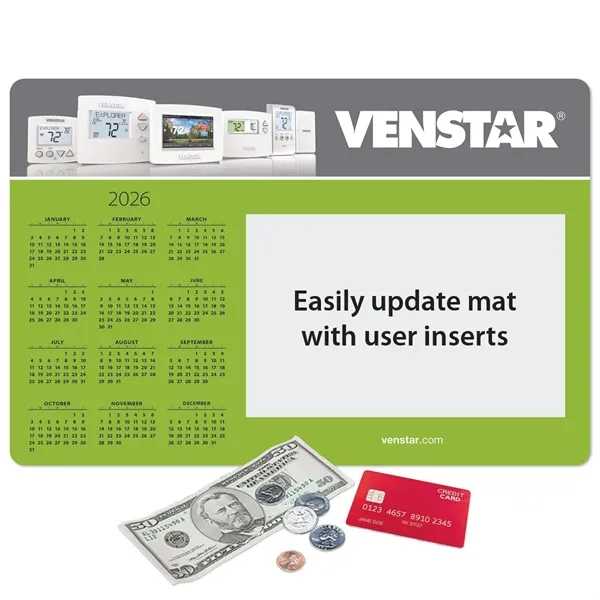 Window Calendar Counter Mat-10" x 15" x 1/16"