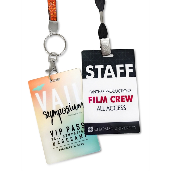 Credential Event Badge Cards - 4.25" x 2.75"