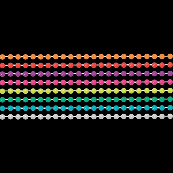 Glow in the Dark 7.5 Mm Bead Necklaces (Assorted Colors)