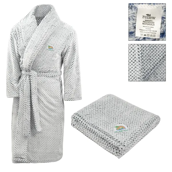 Dream Weaver rPET Blanket & Robe Gift Set