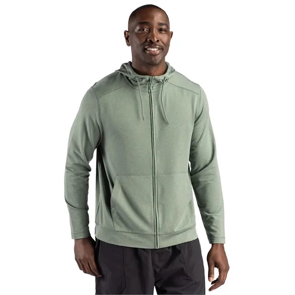 Clique Dash Recycled Mens Full Zip Hooded Sweatshirt
