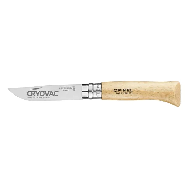 OPINEL® NO.08 STAINLESS STEEL FOLDING KNIFE - BEECH WOOD
