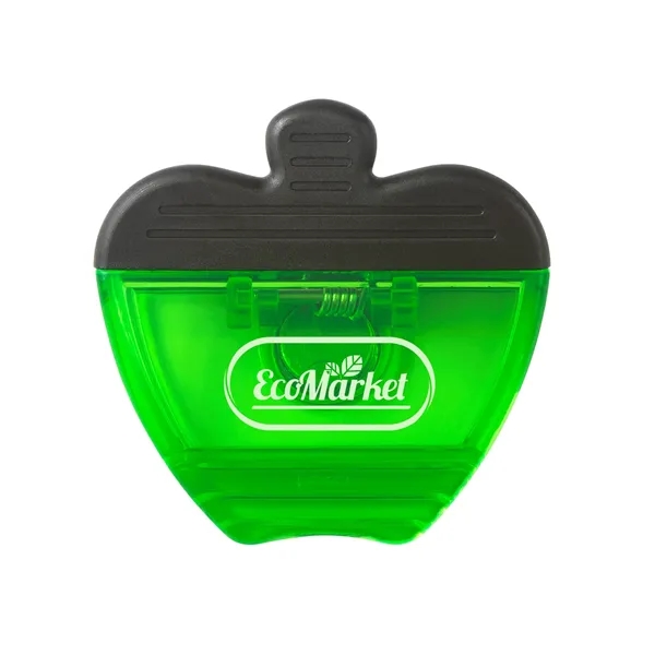 Recycled PS Apple Shape Magnetic Memo Clip.