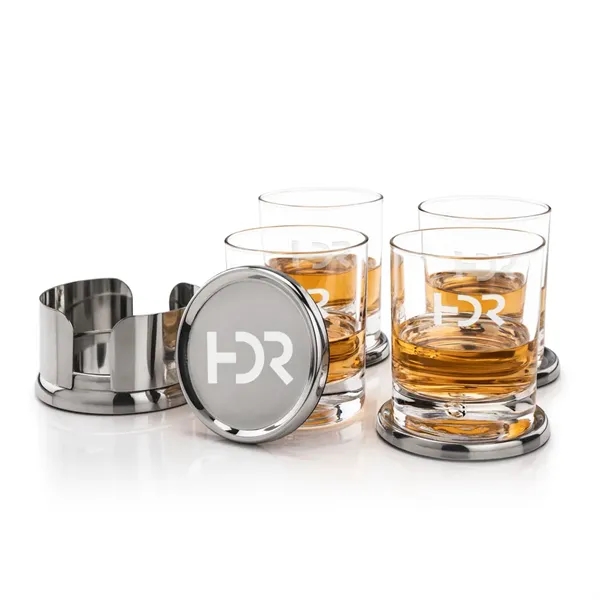 Baldoni Coasters & Bastia On-the-Rocks Set