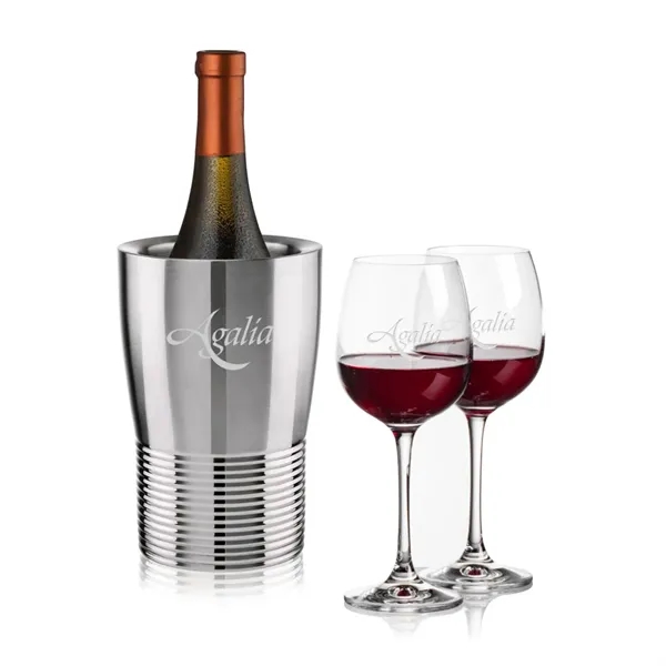 Genoa Wine Cooler & Danforth Wine Set
