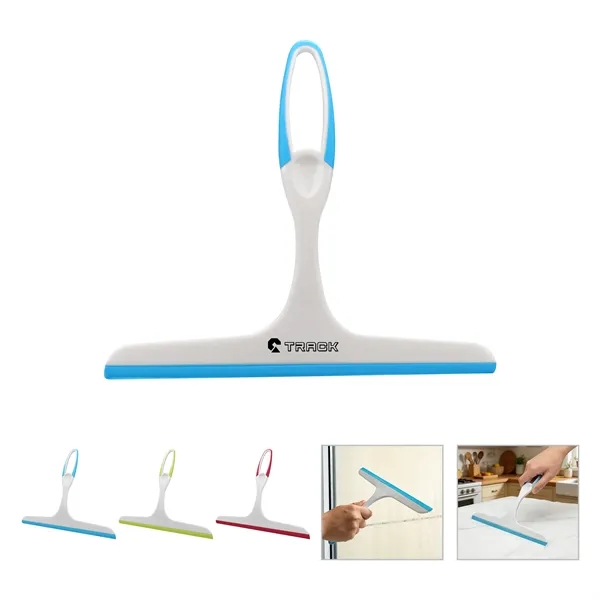 Handheld Plastic Window Squeegee 9.5"x8.5"