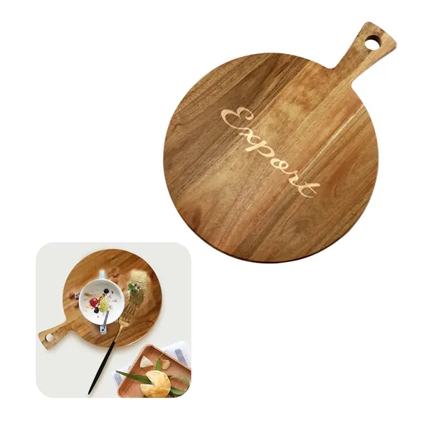 12" Cutting Board Wooden Pizza