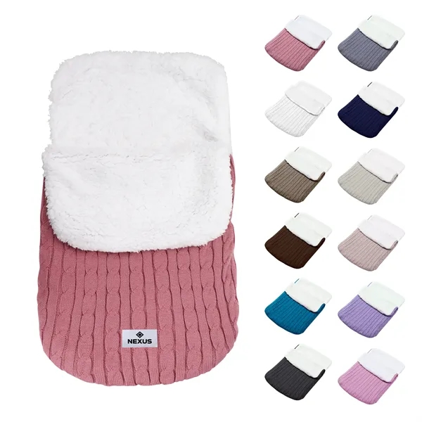 Knit Baby Wrap Swaddle Blanket Sleep Sack 26.7"x15"