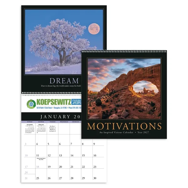 Triumph® Calendars Motivations Calendar