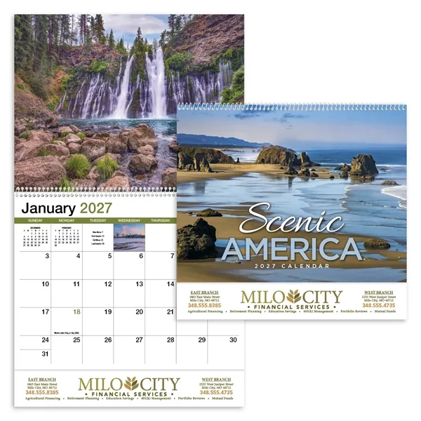 Products Scenic America® Appointment Calendar - Spiral