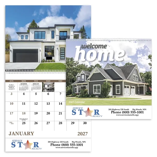 Good Value™ Welcome Home - Spiral Calendar