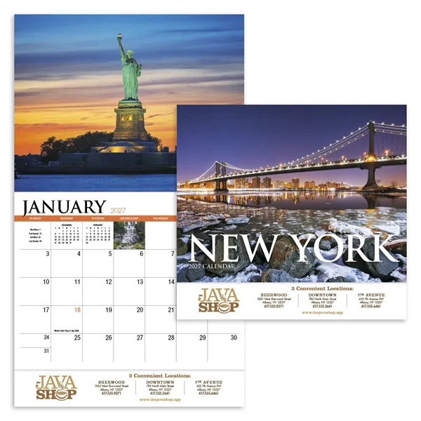 Products New York Appointment Calendar - Stapled