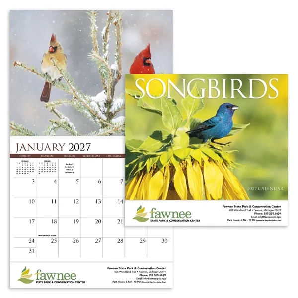 Products Songbirds Appointment Calendar - Stapled