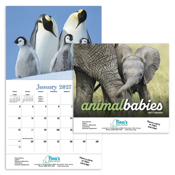 Products Animal Babies Appointment Calendar - Stapled