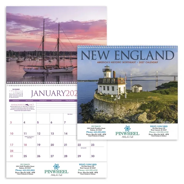 Triumph® Calendars New England Calendar