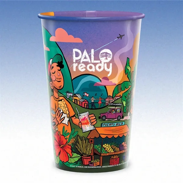 22 oz-Reusable Clear Plastic Cups