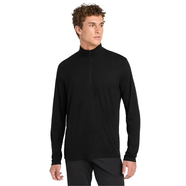 Sport-Tek PosiCharge Tri-Blend Wicking 1/4-Zip Pullover.