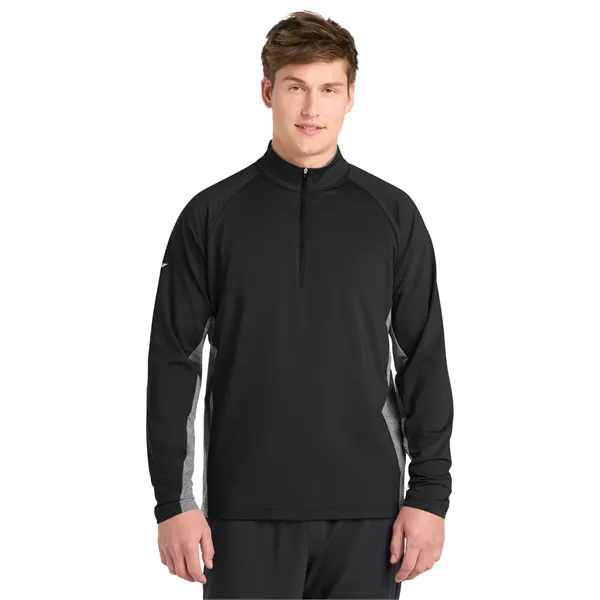 Sport-Tek Sport-Wick Stretch Contrast 1/4-Zip Pullover.