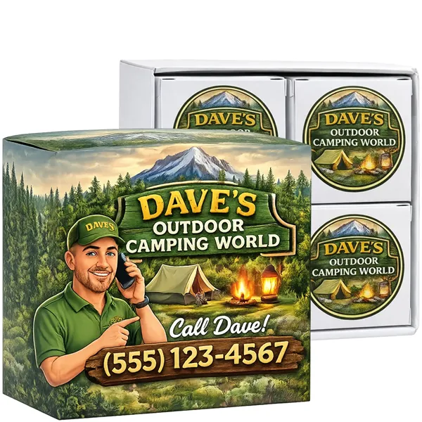 Golf Ball Custom Packaging Four Ball Box
