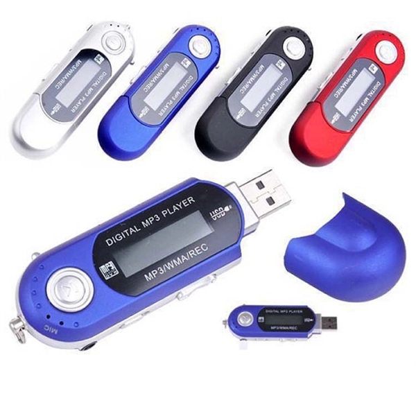 Digital LCD Screen MP3 Player with 8GB USB Flash