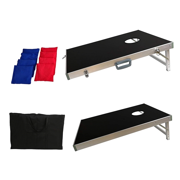 Portable Aluminum/Wooden/PVC Framed Bean Bag Toss Game Set