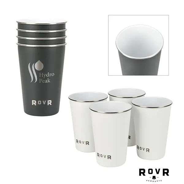 RovR® Pack of 4, 16 oz. Single Wall Beer Pints