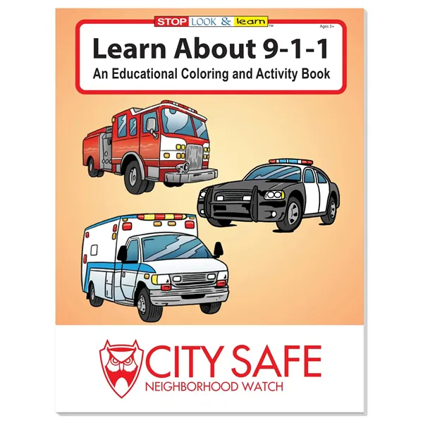 Coloring Book: Learn About 911