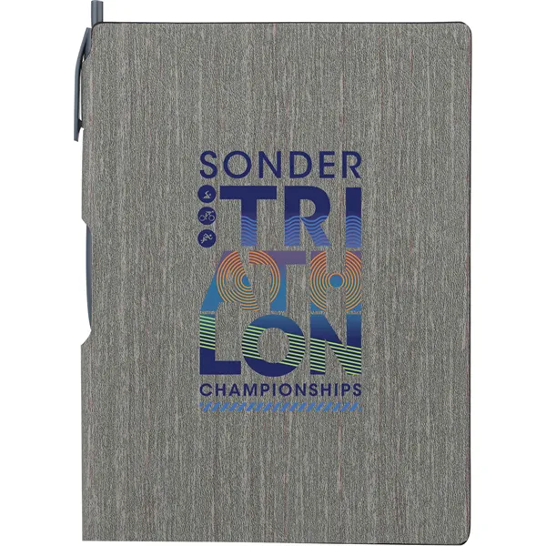 FSC® Mix 6" x 8.5" Bari Notebook with Pen