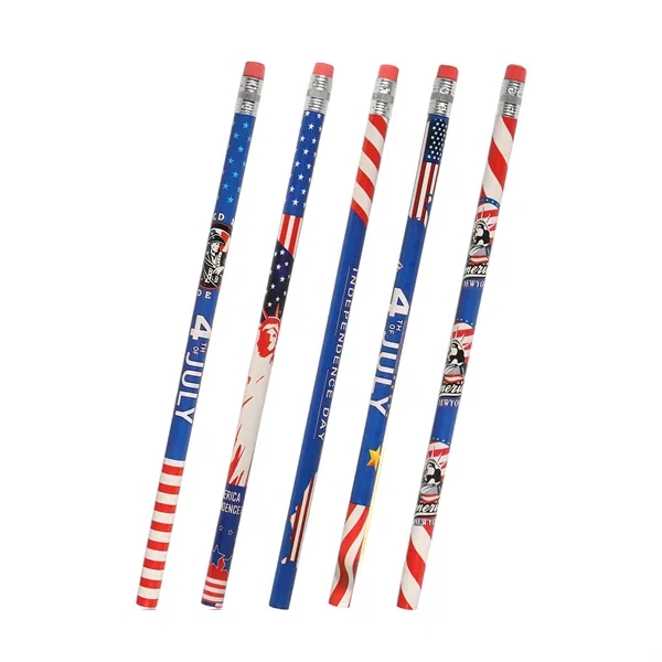 USA Patriotic Pencils - 250th Anniversary Custom