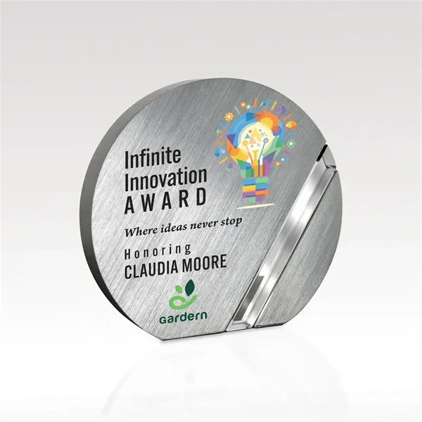 Aluminum & Crystal Award - Bristol