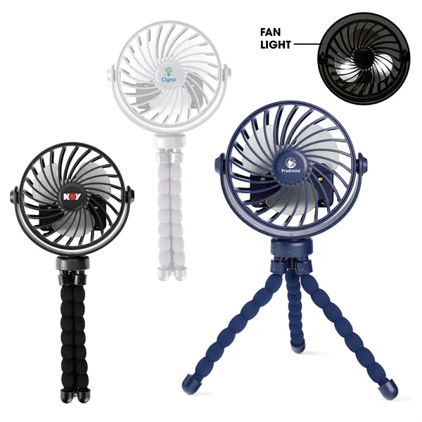 LumiFlex Mini Fan & Light