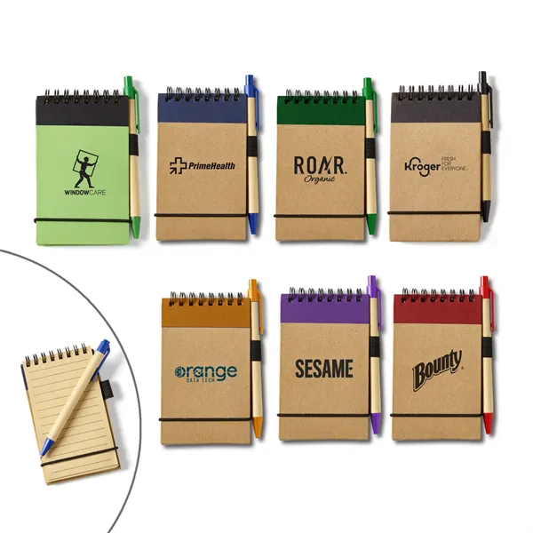 Jotter with pen