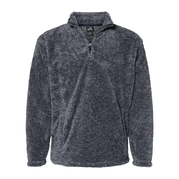 J. America Unisex Boundary Shag Frosty Sherpa Quarter-Zip...