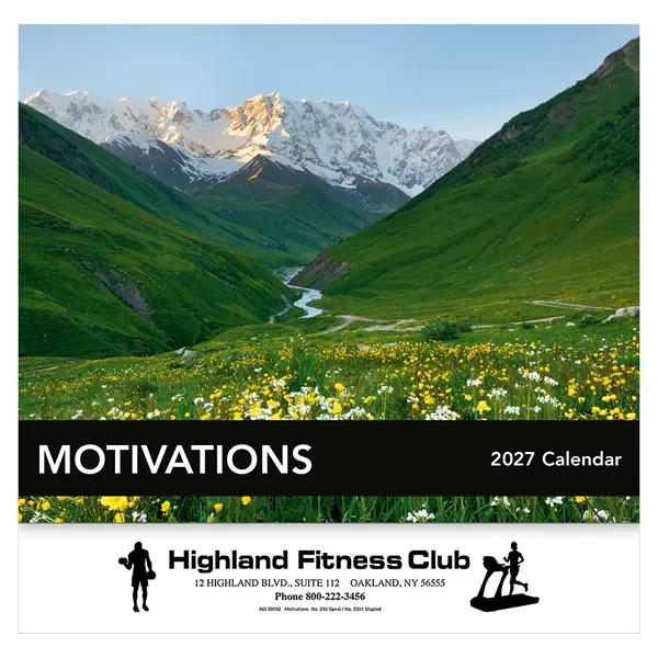 Motivations Wall Calendar: 2027 Stapled