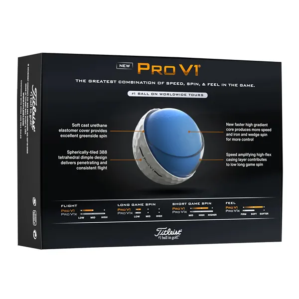 Titleist® Pro V1® Golf Ball Std Serv