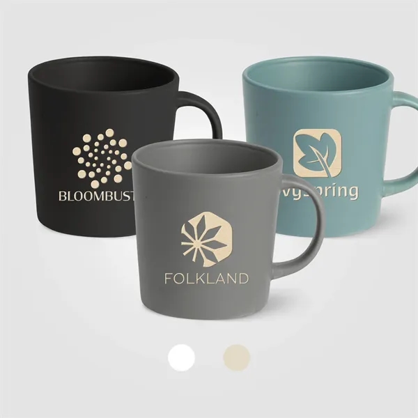 Milano - 12 oz. Matte Glazed Ceramic Mug - Ceram-X