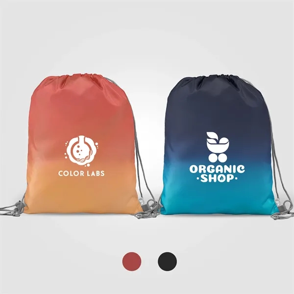 Vilda 210D Polyester Ombre Drawstring Bag - 6L